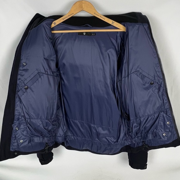 Jil Sander x Uniqlo +J Padded Wool Down-Filled Hooded Jacket Men’s S Navy - Picture 8 of 12